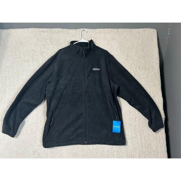 Men’s NWT Columbia black fleece size XLarge. Gorpcore outdoor hiking casual - Picture 1 of 6